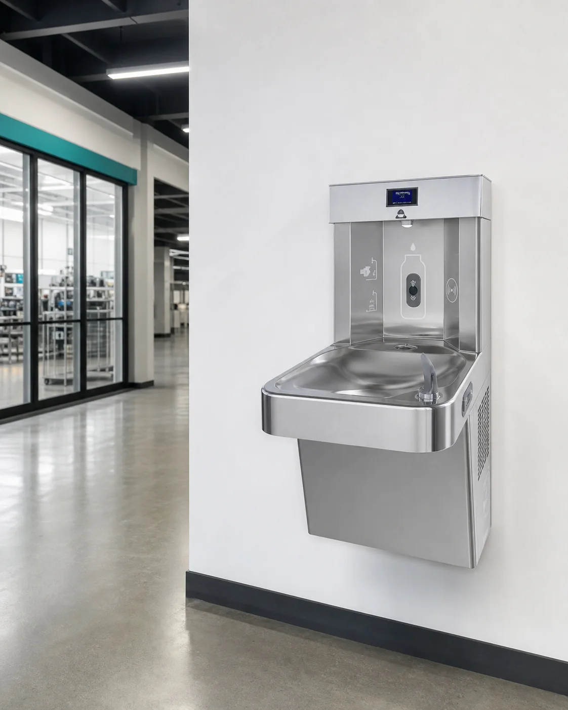 Ficha tecnica Bebedero enfriador con llenador de botellas.